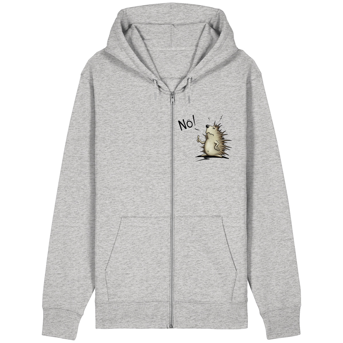 Nö! Grummeliger Igel - Organic Relaxed Zipper