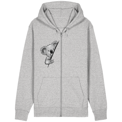 Koala Bär Illustration - Organic Relaxed Zipper