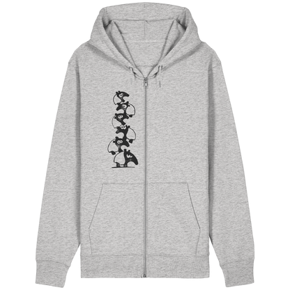 Lustiger Haufen aus Schabracken-Tapiren - Organic Relaxed Zipper