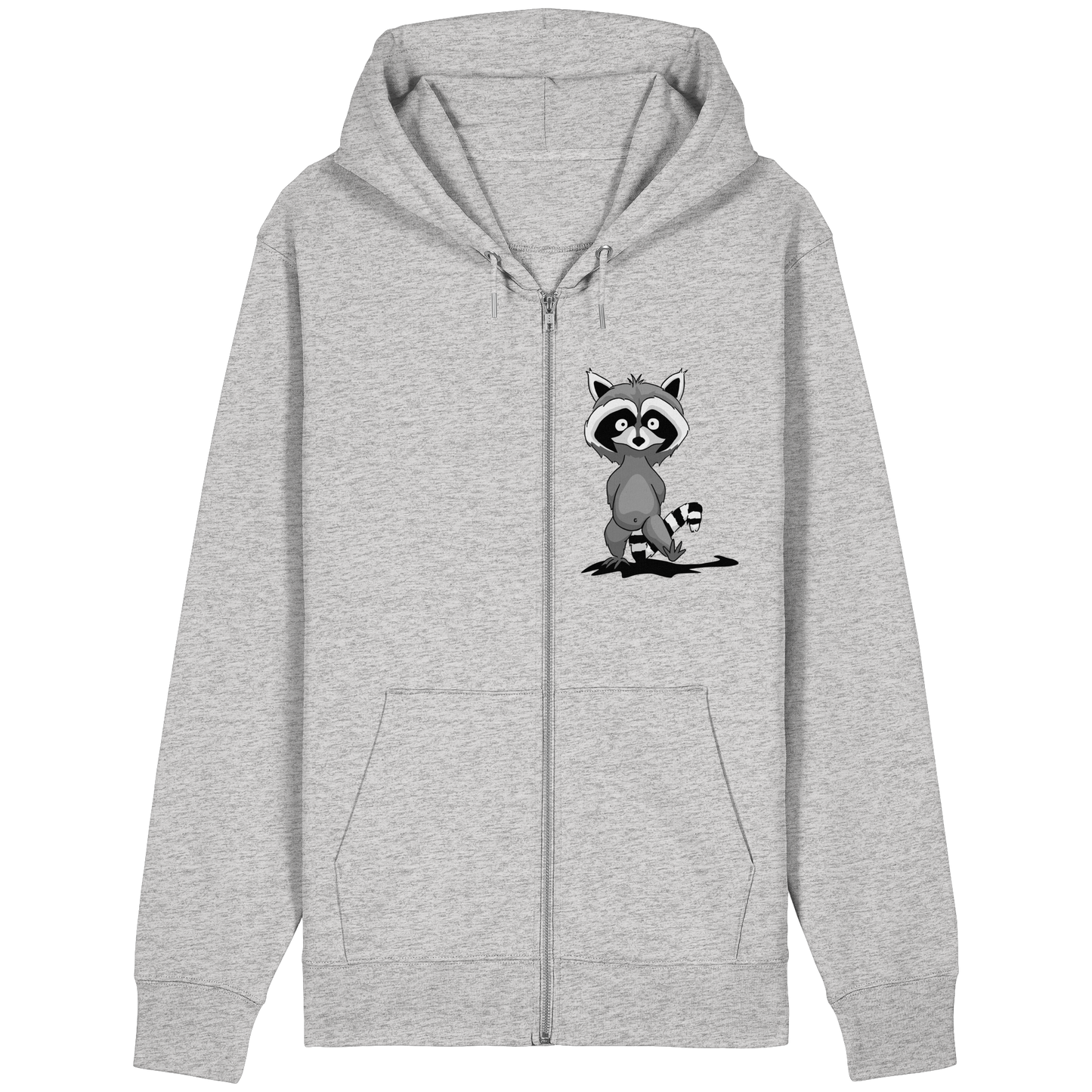 Frecher kleiner Waschbär - Organic Relaxed Zipper