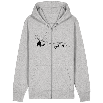 zauberhaft flatternde Tapir Fee - Organic Relaxed Zipper