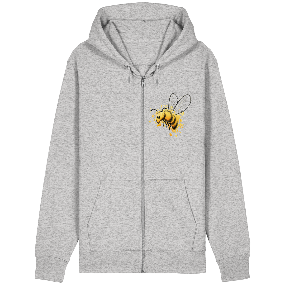 Lässige kleine Honig-Biene - Organic Relaxed Zipper