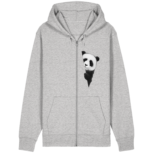 Panda Bär Illustration - Organic Relaxed Zipper