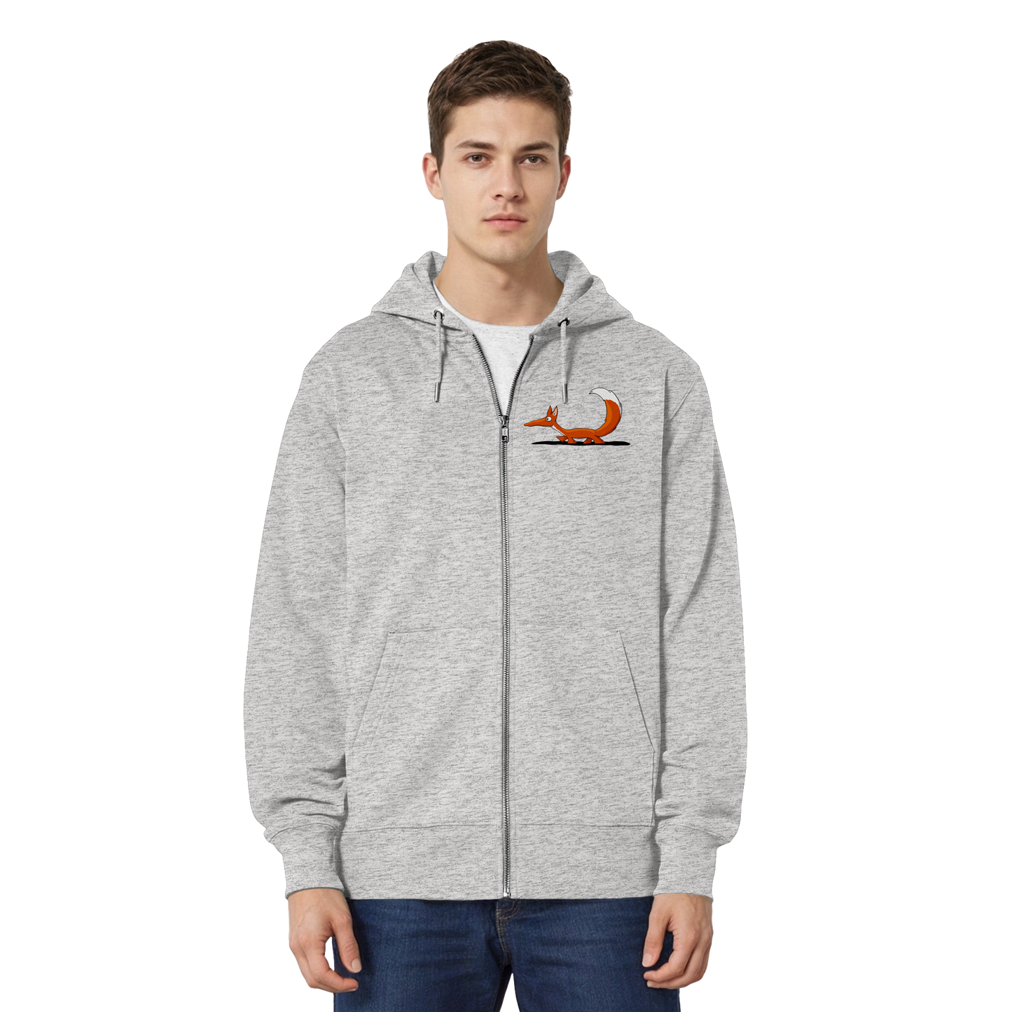 Lässiger cooler Fuchs | Mr. Fox, der Schleicher - Organic Relaxed Zipper