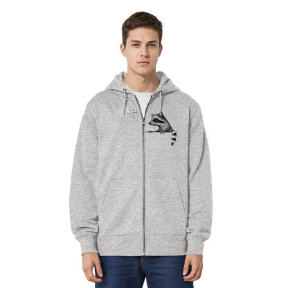 Nope! Frecher verwegener Waschbär - Organic Relaxed Zipper