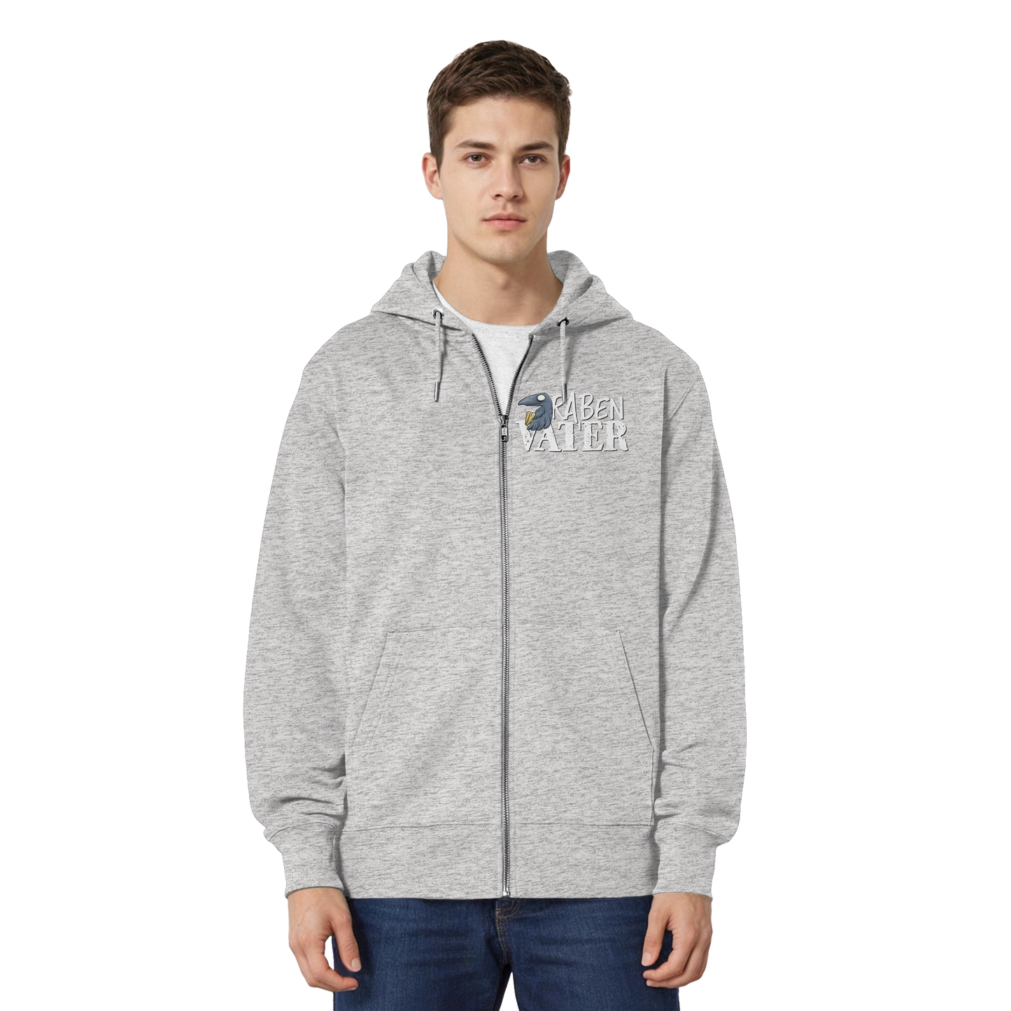 Rabenvater Krähenpapa - Organic Relaxed Zipper