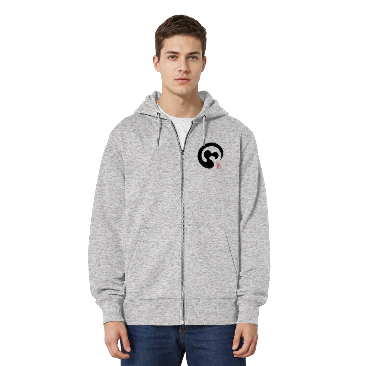 Zen Dodo im japanischen Enso Kreis - Organic Relaxed Zipper