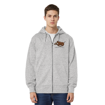sauwildes Wildschwein | Wildsau  - Organic Relaxed Zipper