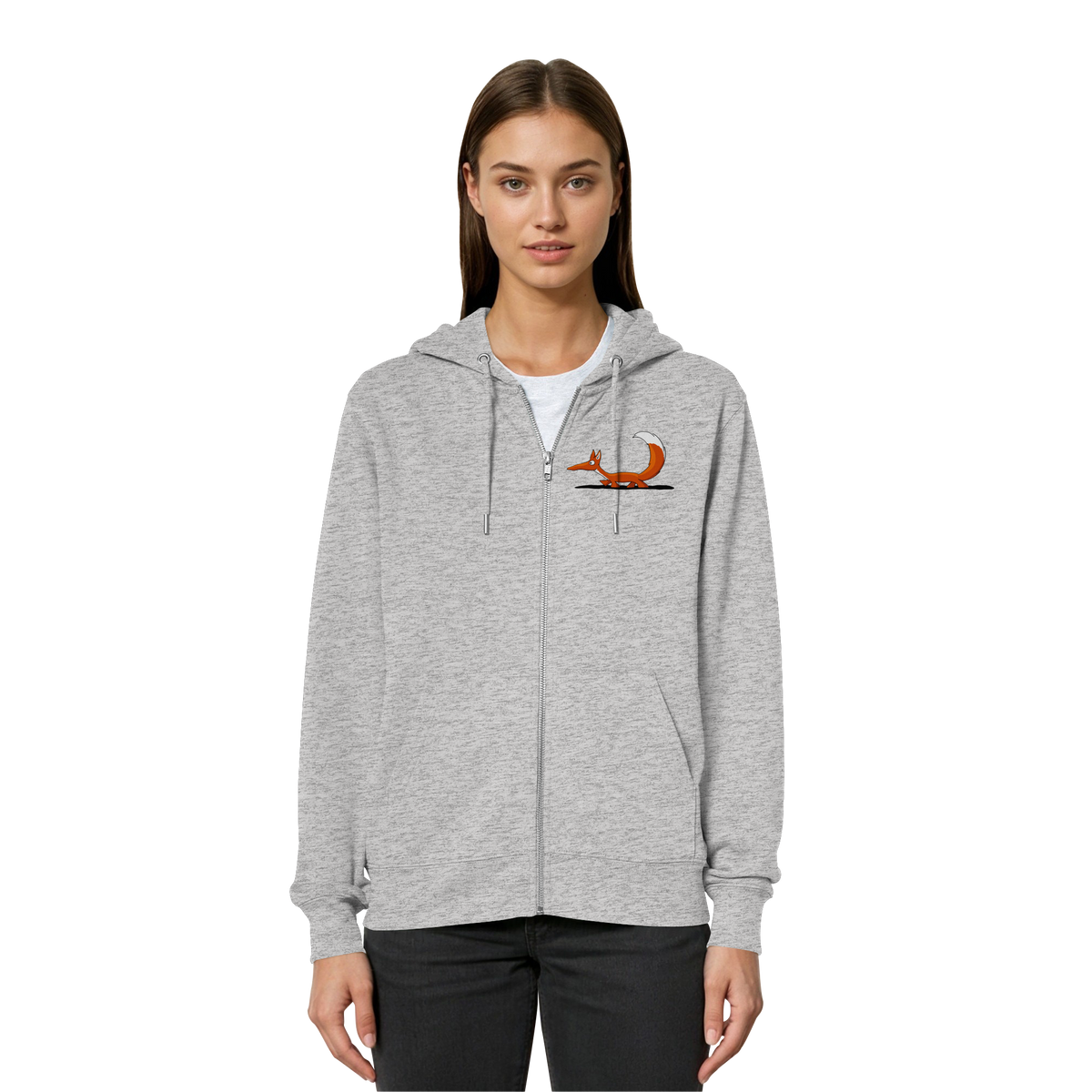 Lässiger cooler Fuchs | Mr. Fox, der Schleicher - Organic Relaxed Zipper