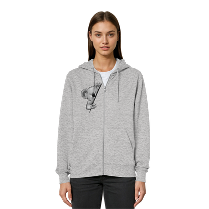 Koala Bär Illustration - Organic Relaxed Zipper