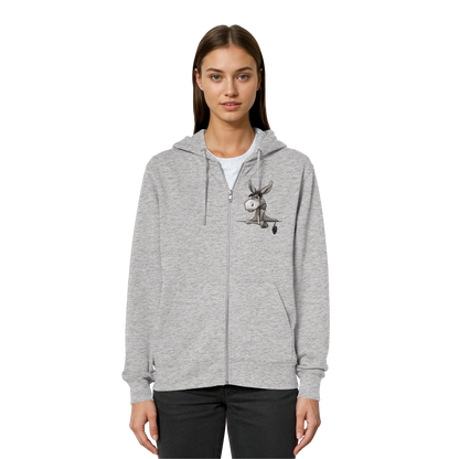 Lustiger lässiger Esel - Organic Relaxed Zipper