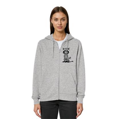 Frecher kleiner Waschbär - Organic Relaxed Zipper