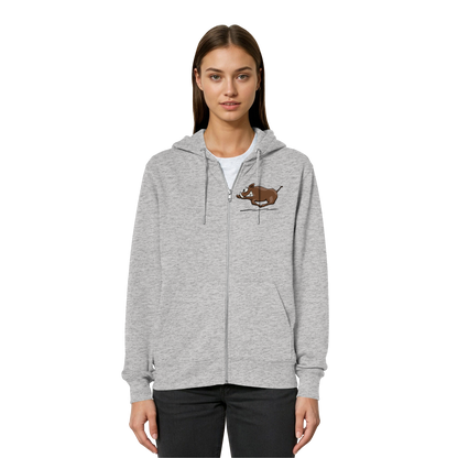 sauwildes Wildschwein | Wildsau  - Organic Relaxed Zipper