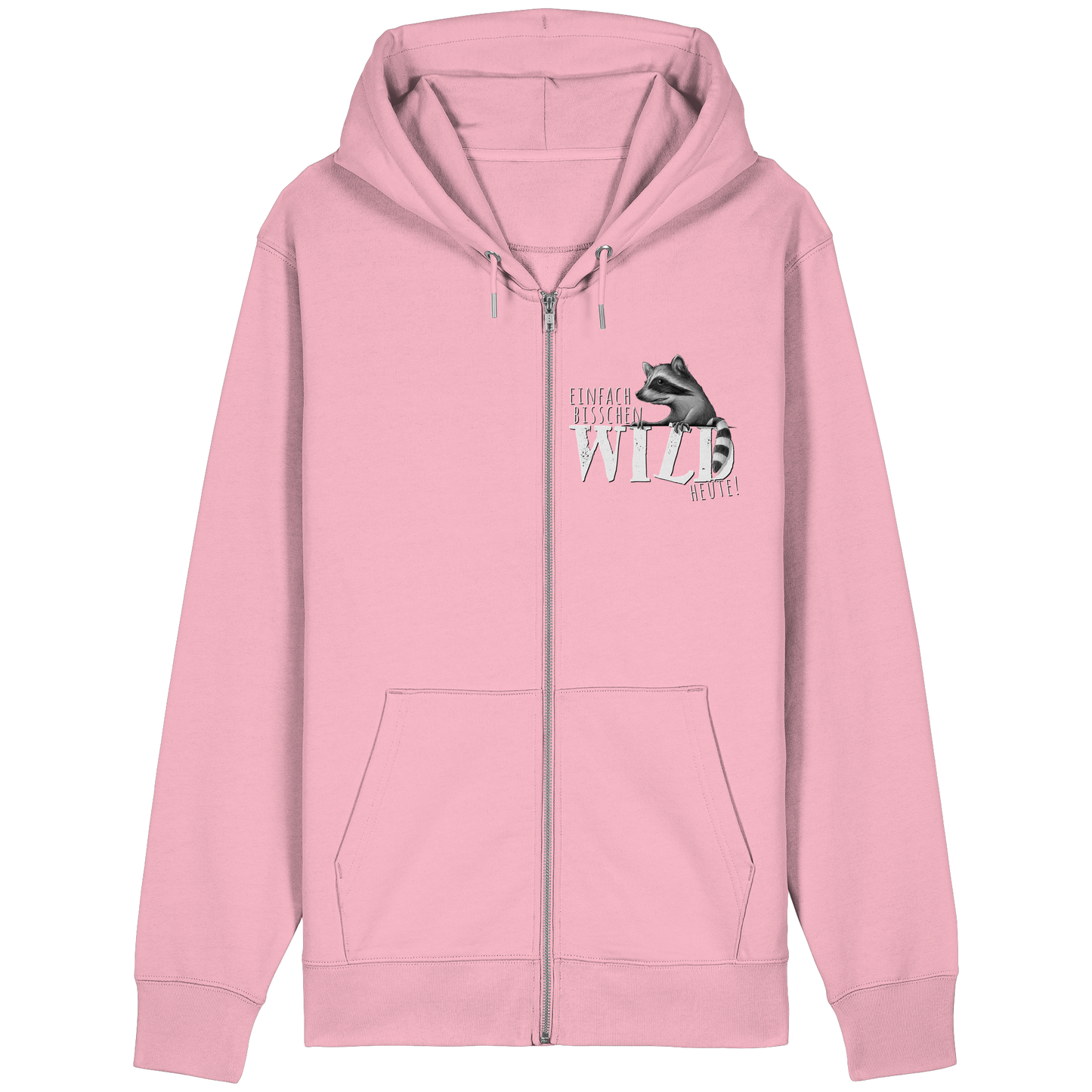 Bisschen wild heute! Waschbär - Organic Relaxed Zipper