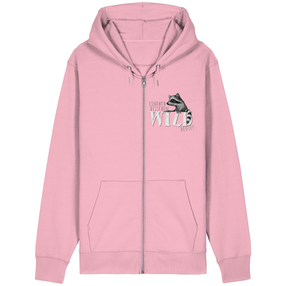 Bisschen wild heute! Waschbär - Organic Relaxed Zipper