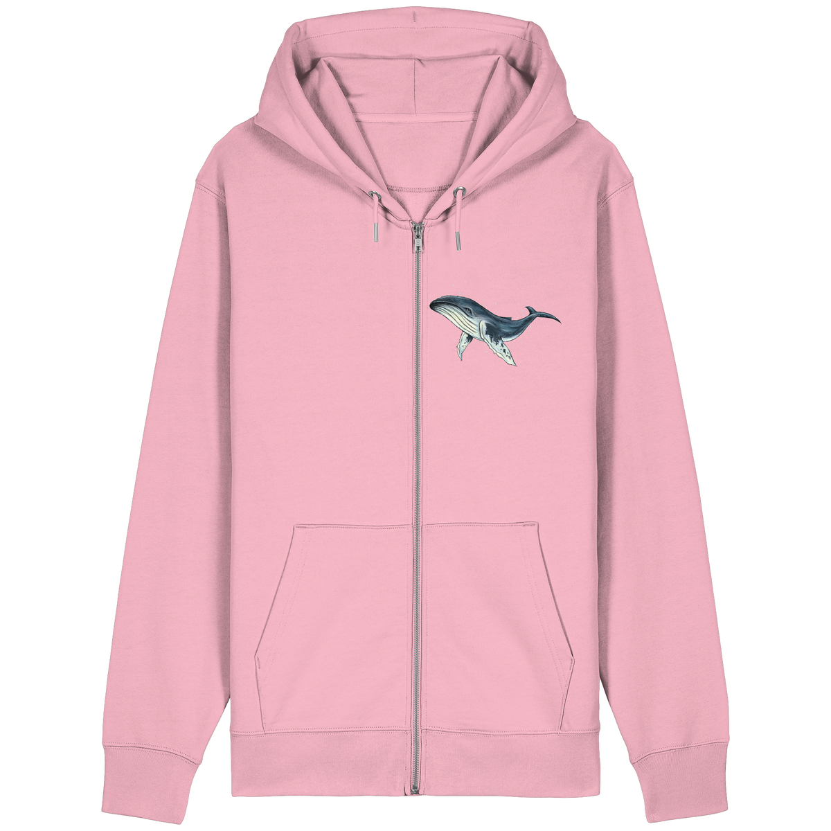 Tiefsee Ozean-Riese Buckelwal - Organic Relaxed Zipper