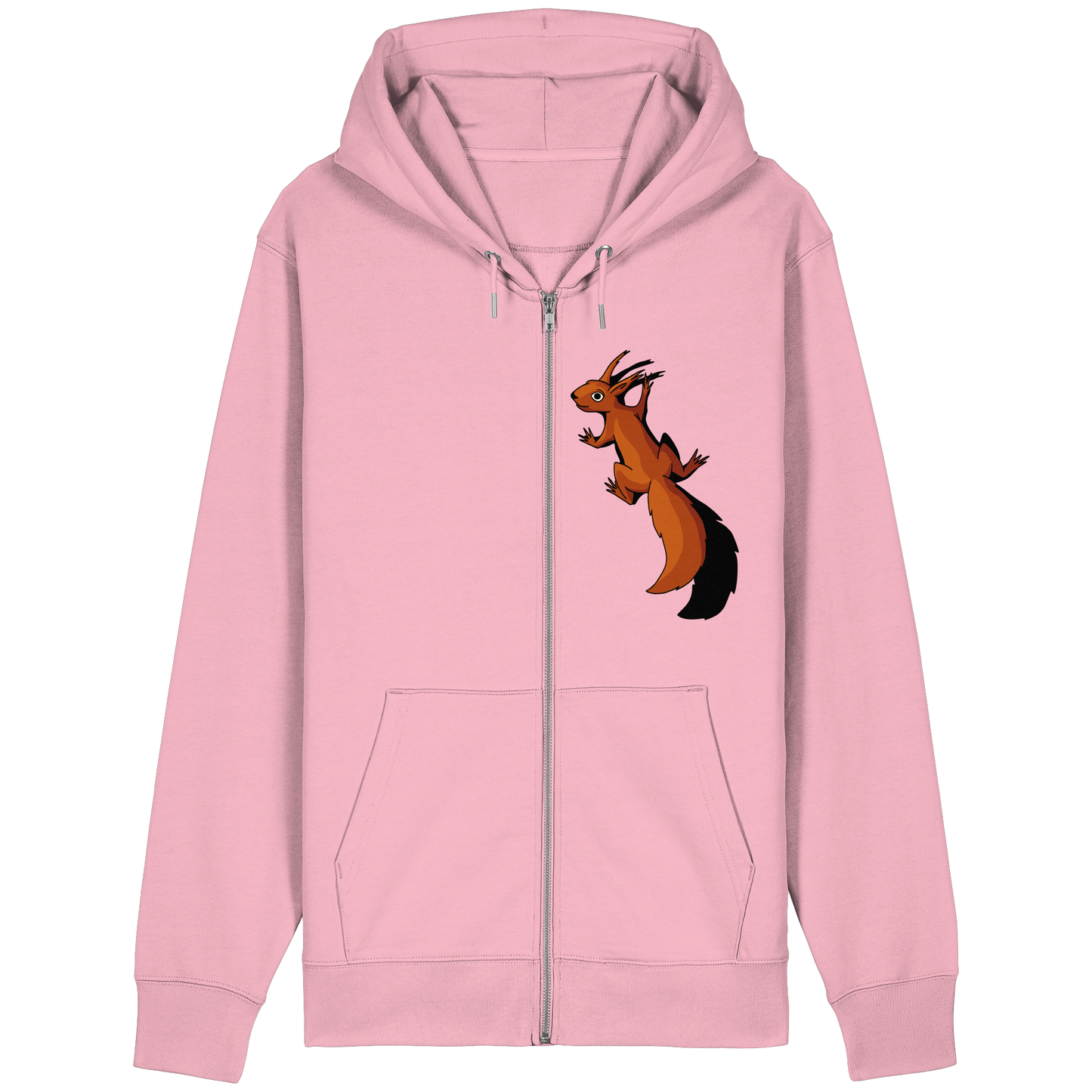 Süßes Eichhörnchen klettert - Organic Relaxed Zipper