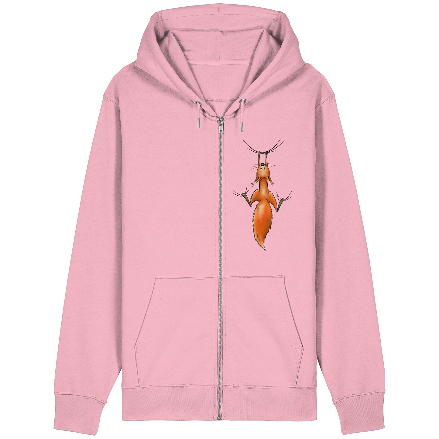 Rotes Eichhörnchen hängt ab - Organic Relaxed Zipper