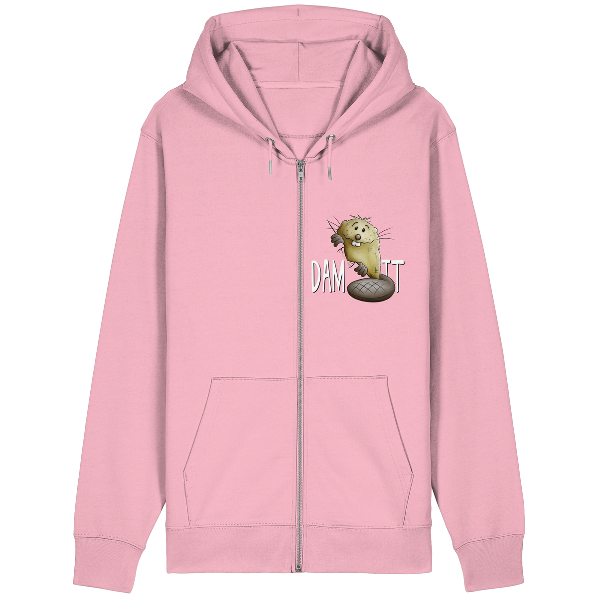 Dam It Verdammt Lustiger Biber - Organic Relaxed Zipper