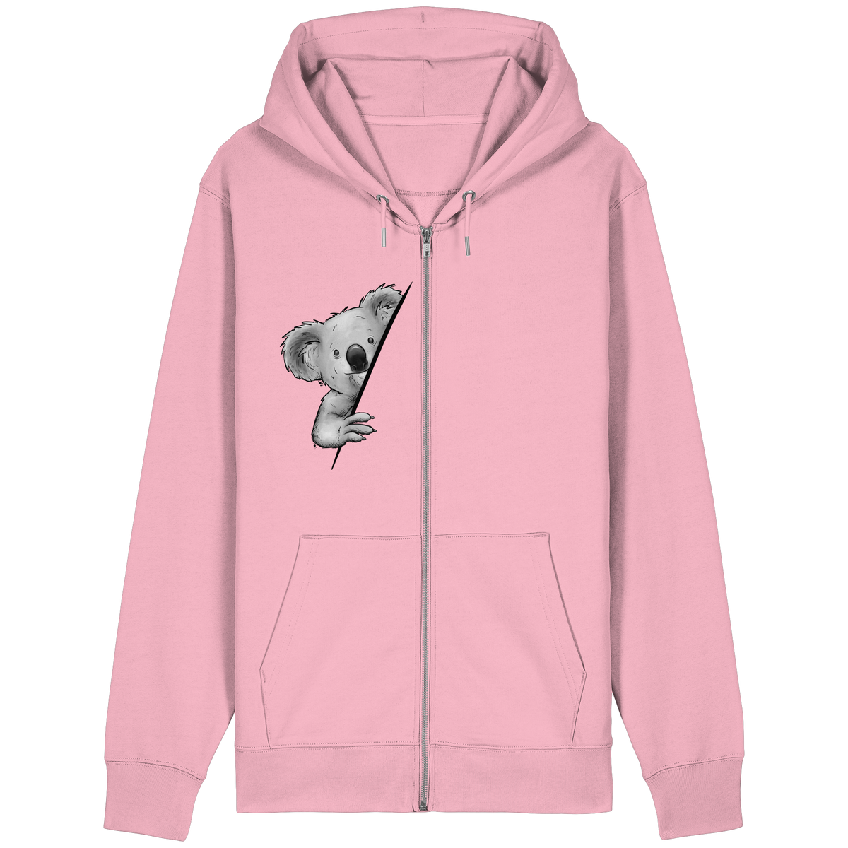 Koala Bär Illustration - Organic Relaxed Zipper