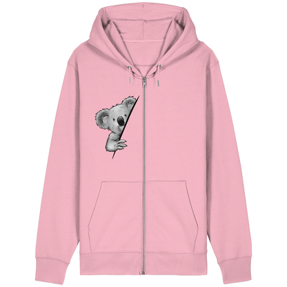 Koala Bär Illustration - Organic Relaxed Zipper