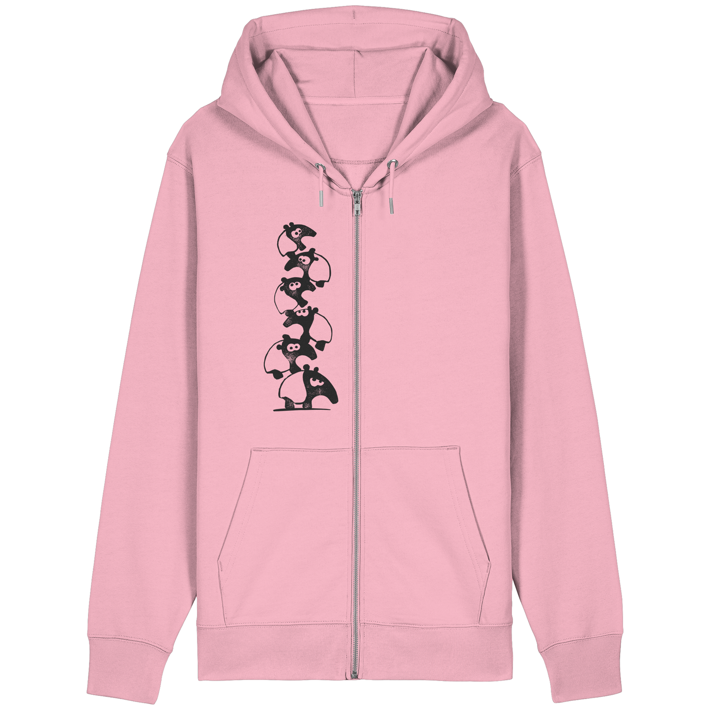 Lustiger Haufen aus Schabracken-Tapiren - Organic Relaxed Zipper