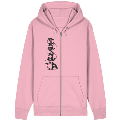 Lustiger Haufen aus Schabracken-Tapiren - Organic Relaxed Zipper