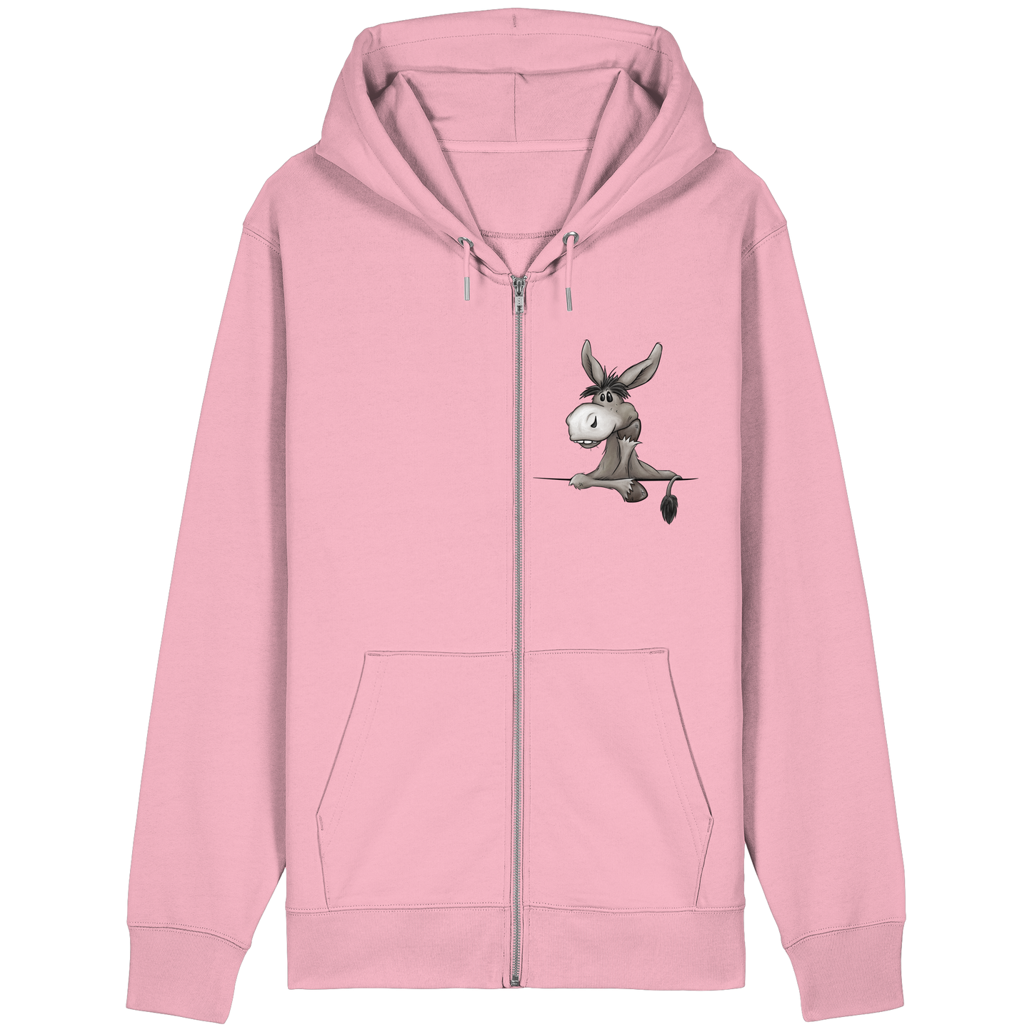 Lustiger lässiger Esel - Organic Relaxed Zipper