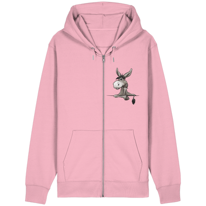 Lustiger lässiger Esel - Organic Relaxed Zipper