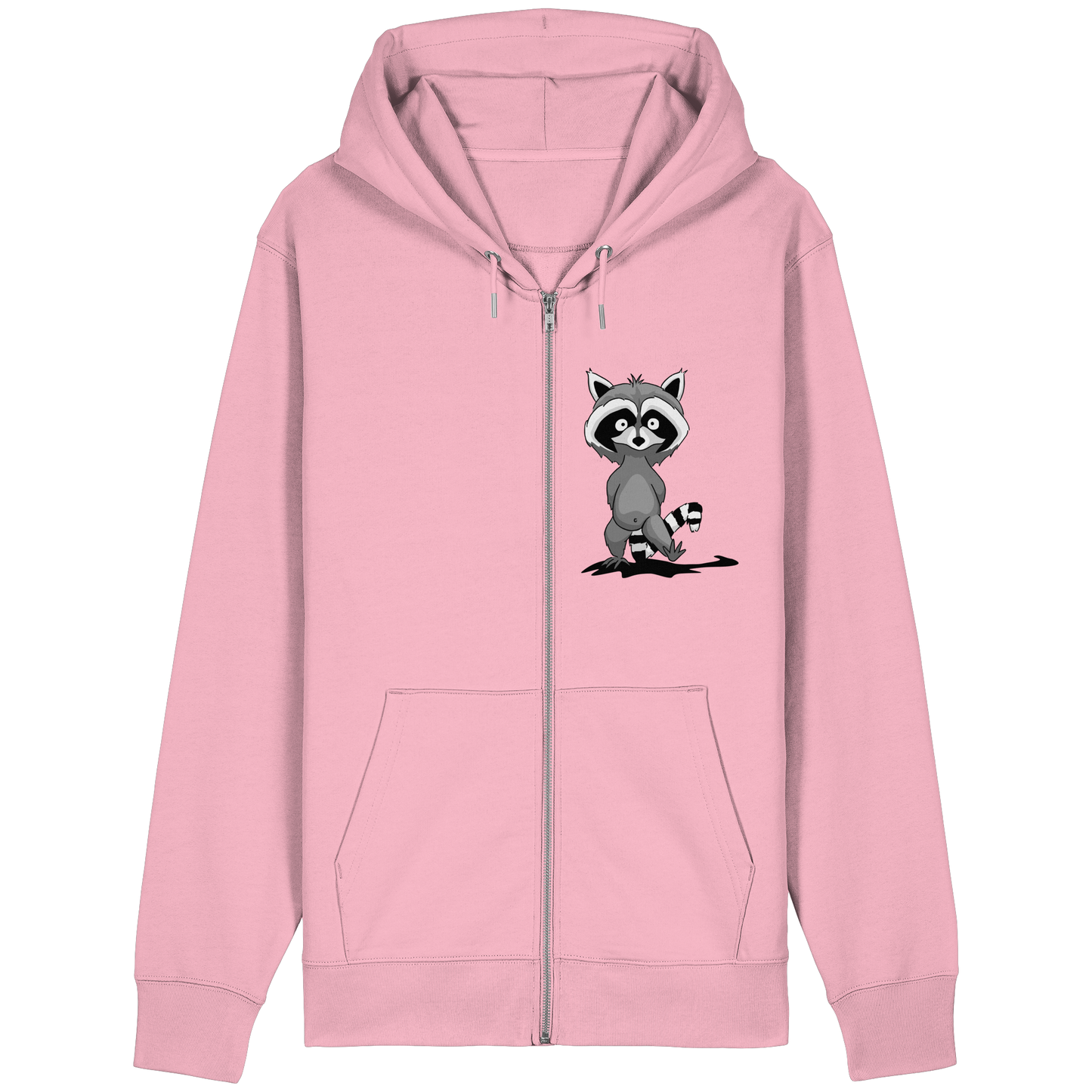 Frecher kleiner Waschbär - Organic Relaxed Zipper