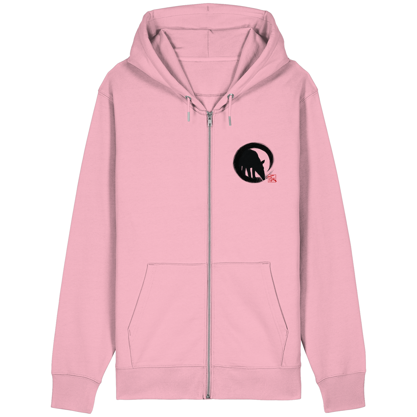 Zen Tapir im japanischen Enso Kreis - Organic Relaxed Zipper
