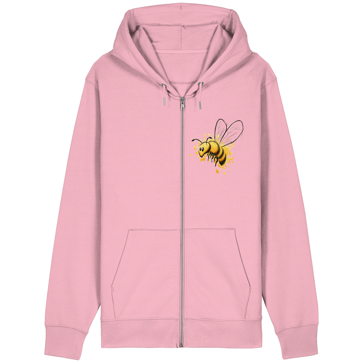 Lässige kleine Honig-Biene - Organic Relaxed Zipper