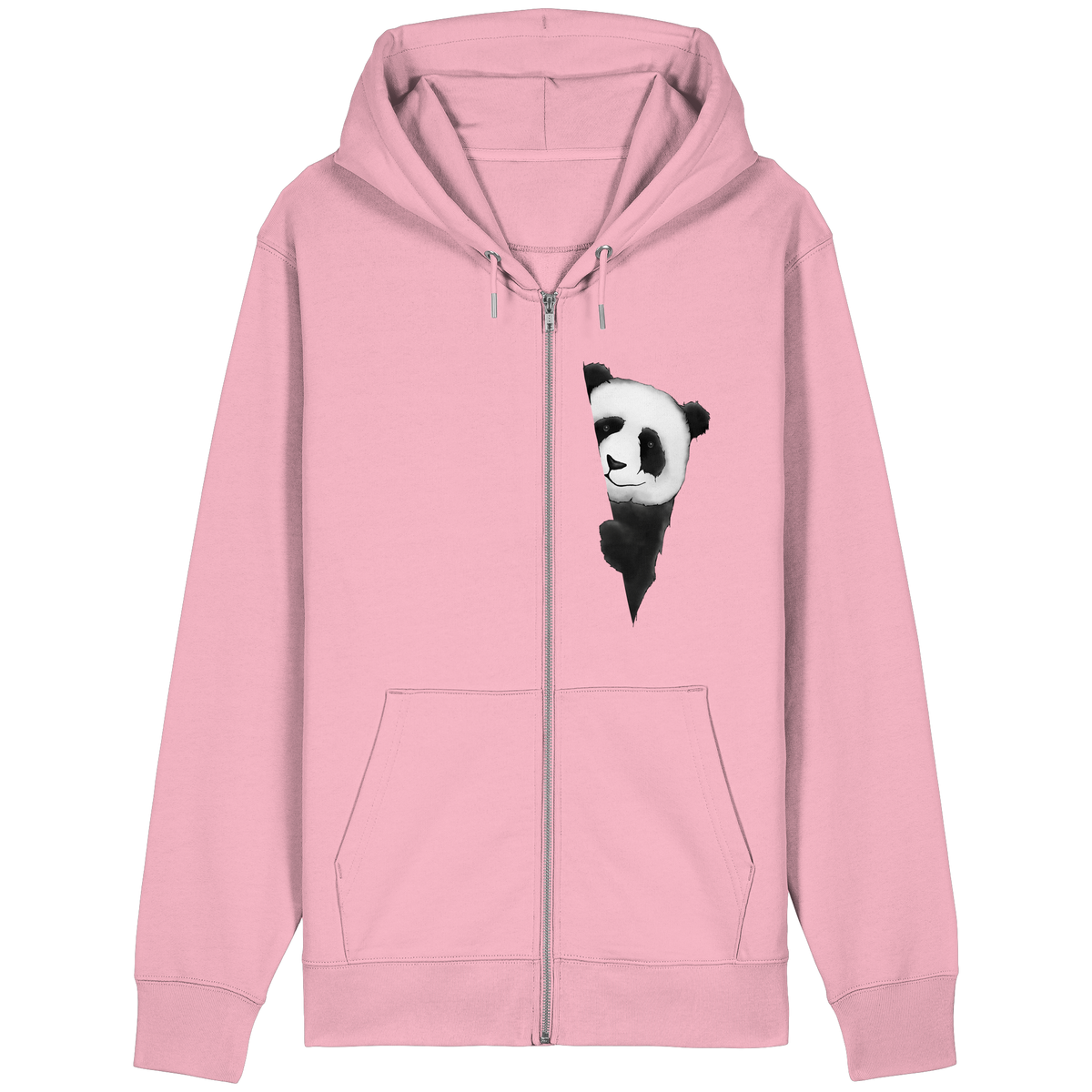 Panda Bär Illustration - Organic Relaxed Zipper