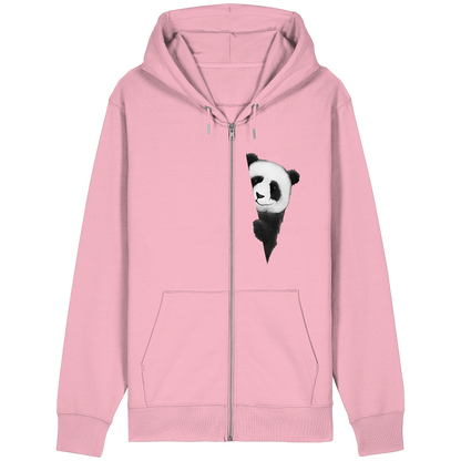 Panda Bär Illustration - Organic Relaxed Zipper