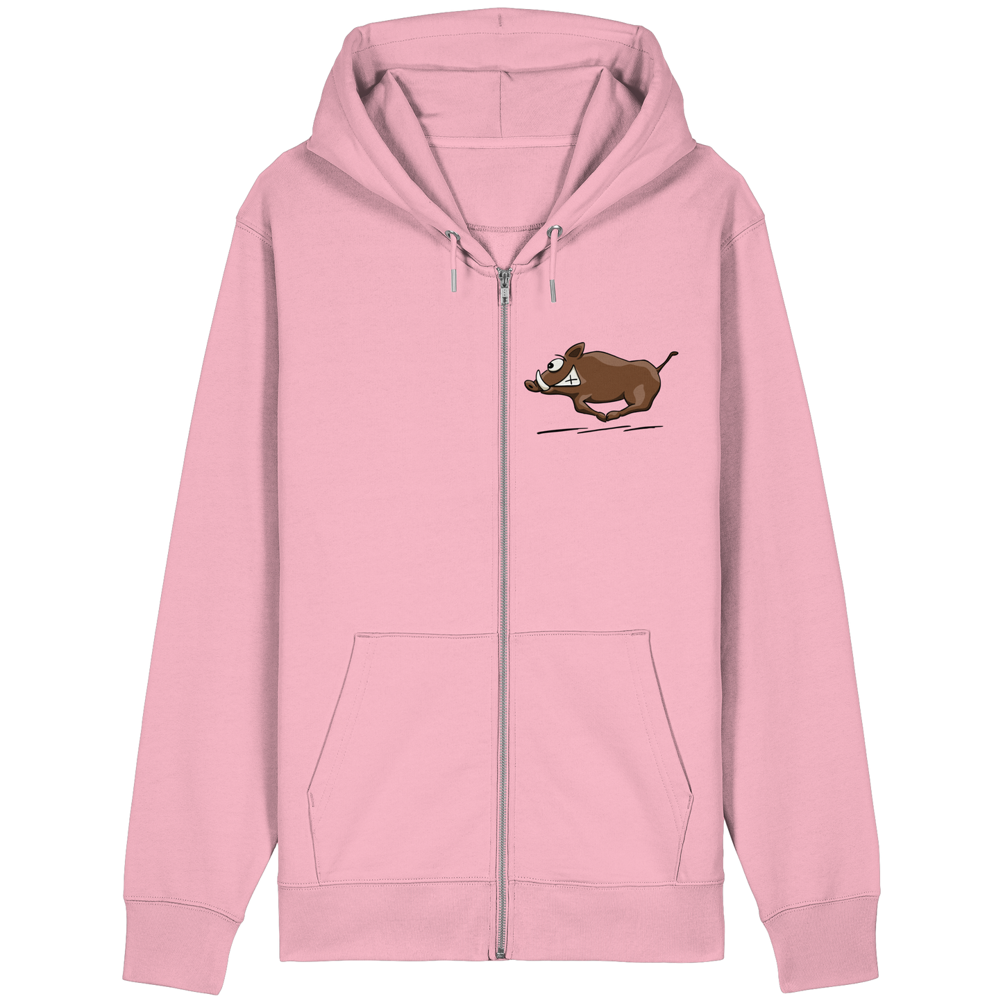 sauwildes Wildschwein | Wildsau  - Organic Relaxed Zipper