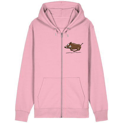 sauwildes Wildschwein | Wildsau  - Organic Relaxed Zipper