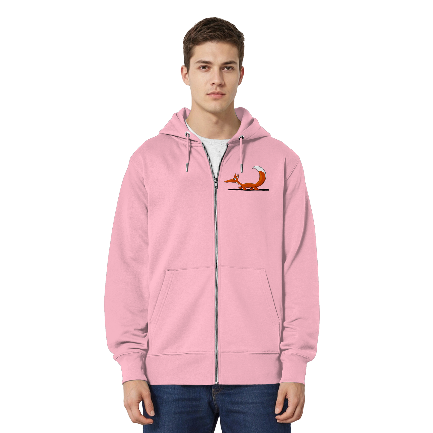 Lässiger cooler Fuchs | Mr. Fox, der Schleicher - Organic Relaxed Zipper