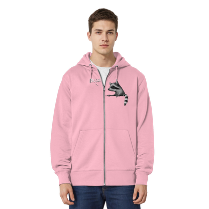 Nope! Frecher verwegener Waschbär - Organic Relaxed Zipper