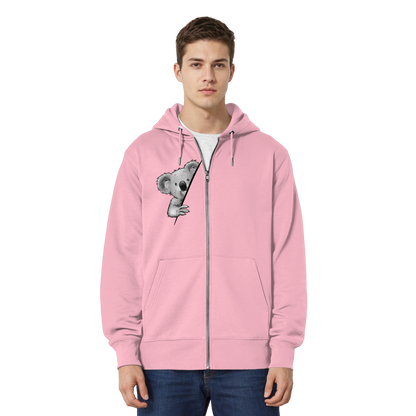 Koala Bär Illustration - Organic Relaxed Zipper
