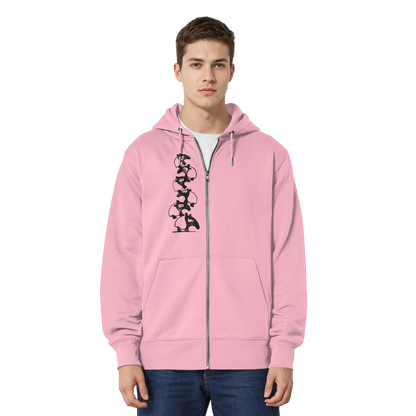 Lustiger Haufen aus Schabracken-Tapiren - Organic Relaxed Zipper