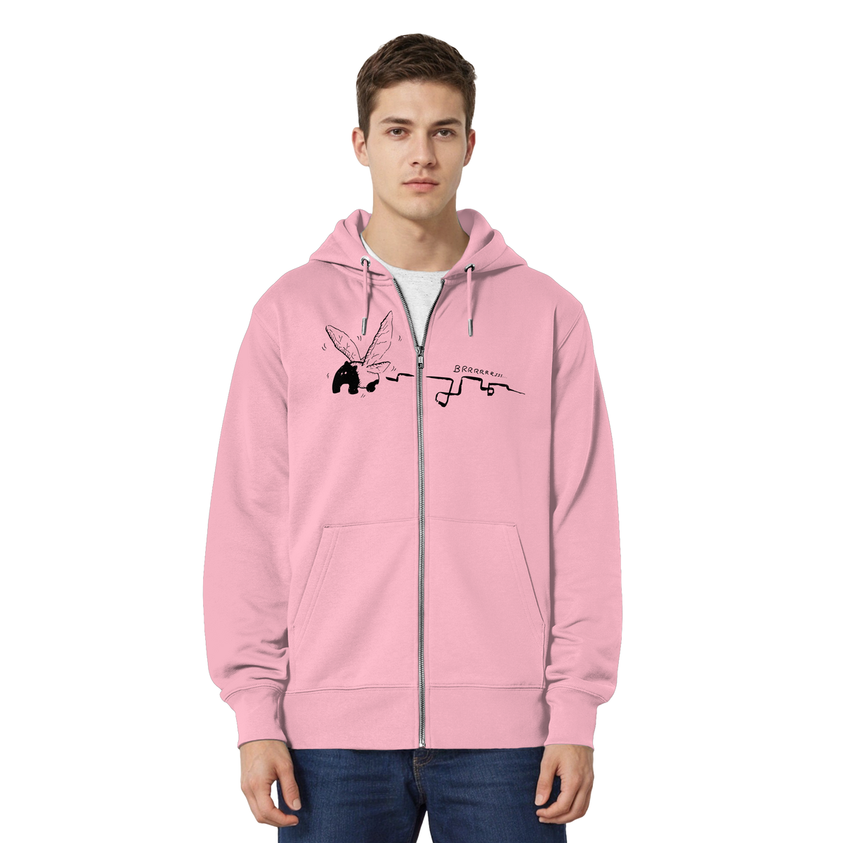 zauberhaft flatternde Tapir Fee - Organic Relaxed Zipper