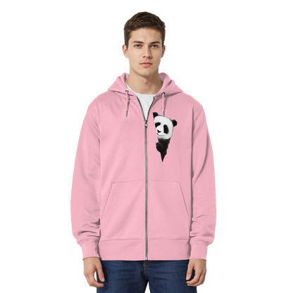 Panda Bär Illustration - Organic Relaxed Zipper