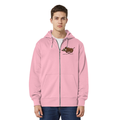 sauwildes Wildschwein | Wildsau  - Organic Relaxed Zipper