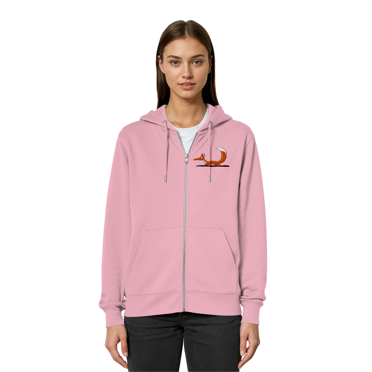 Lässiger cooler Fuchs | Mr. Fox, der Schleicher - Organic Relaxed Zipper
