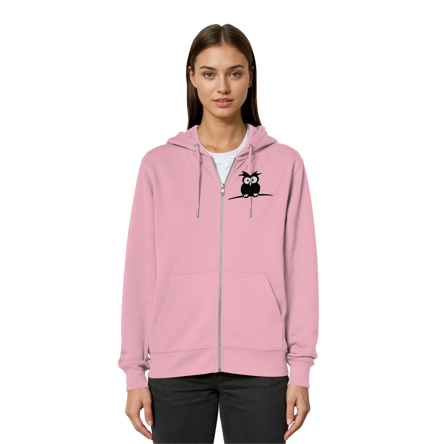 Kleine struppige Eule - Organic Relaxed Zipper