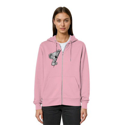 Koala Bär Illustration - Organic Relaxed Zipper