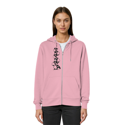 Lustiger Haufen aus Schabracken-Tapiren - Organic Relaxed Zipper