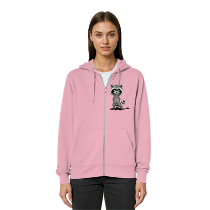 Frecher kleiner Waschbär - Organic Relaxed Zipper
