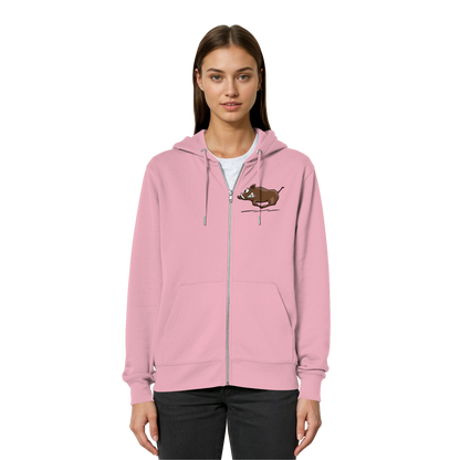 sauwildes Wildschwein | Wildsau  - Organic Relaxed Zipper