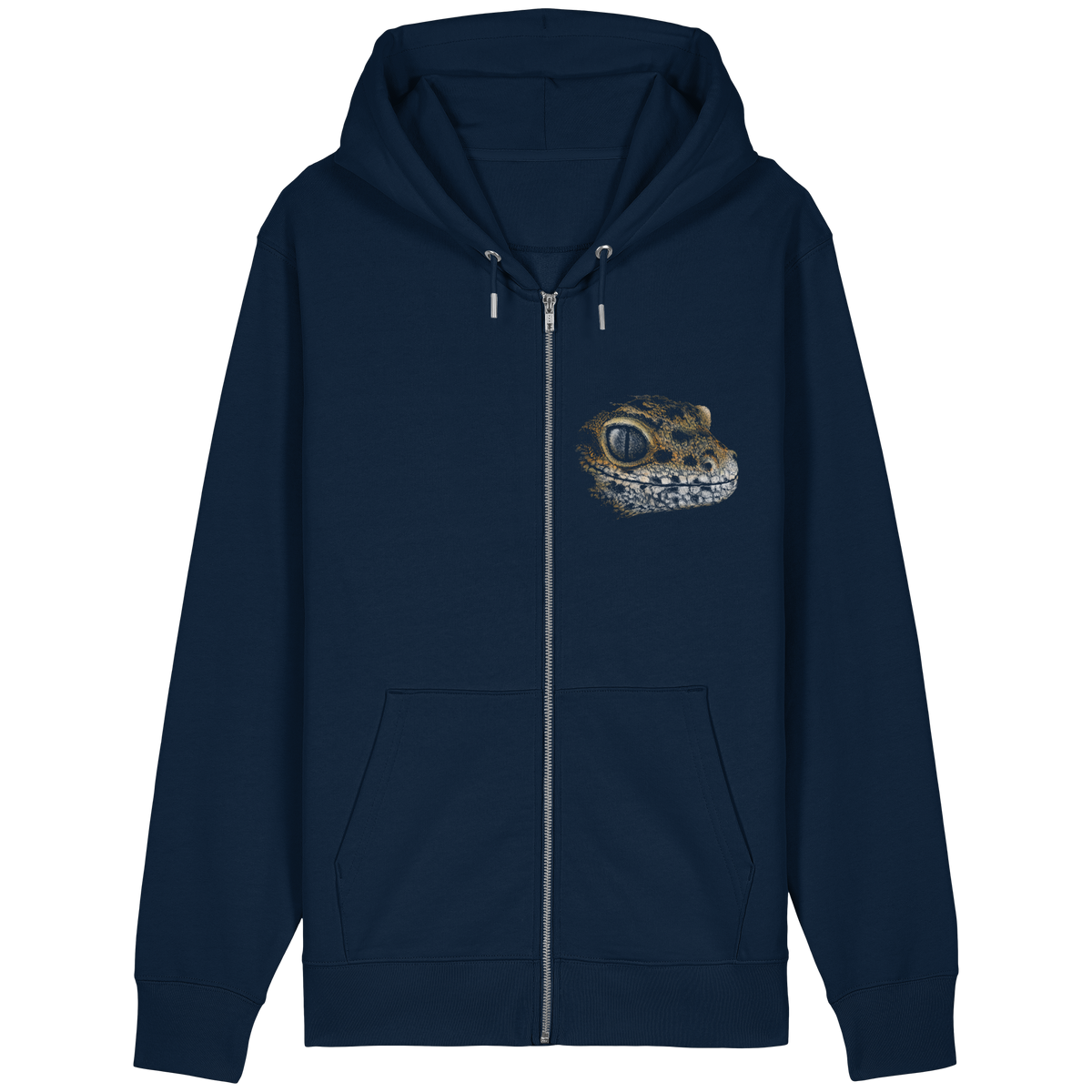 Leopard Gecko Skizze Kritzelkunst - Organic Relaxed Zipper